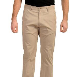 Just Cavalli Men's Light Gray Straight Leg Flat Front Casual Pants US 34 IT 50